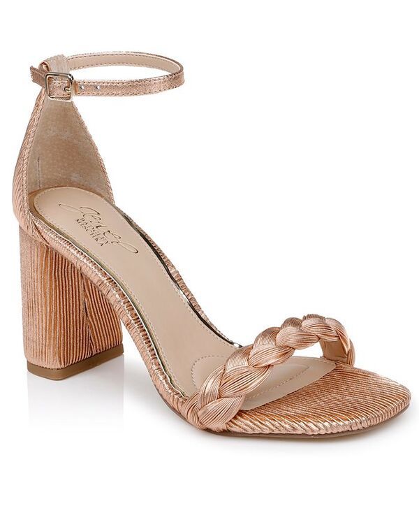 ジュウェルダグレイミシュカ レディース シューズ サンダル Jewel Badgley Mischka Womens Shea Round Toe Dress Sandals Copper