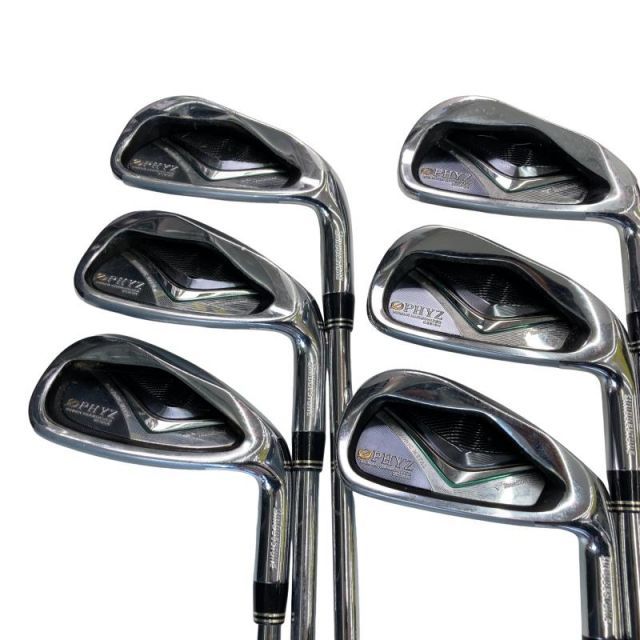 【中古】 ブリヂストン TOURSTAGE PHYZ 6S アイアンセット IR NS PRO 900GH ウェイトフロー (フレックスS) メンズ 男性用 右利き 右用 Dランク ゴルフクラブ