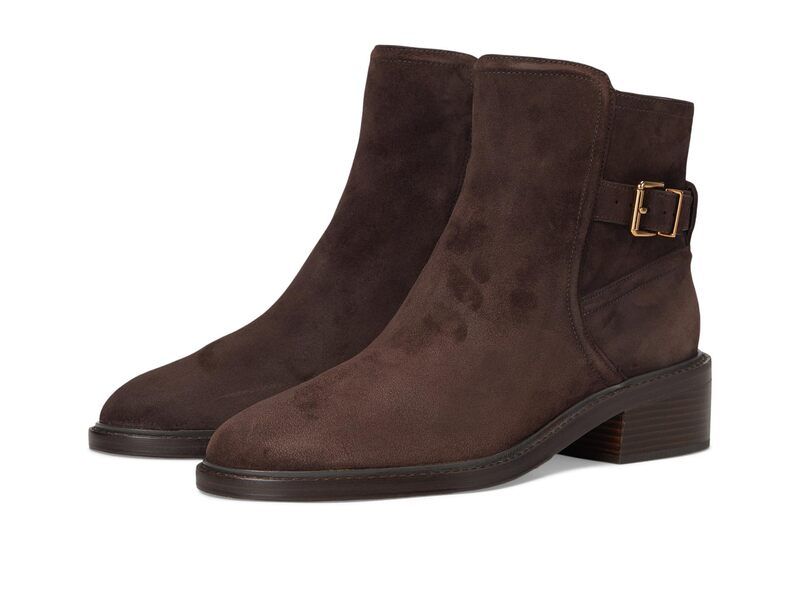コールハーン レディース シューズ ブーツ・レインブーツ Cole Haan Silvana Buckle Booties Dark Chocolate チョコレート
