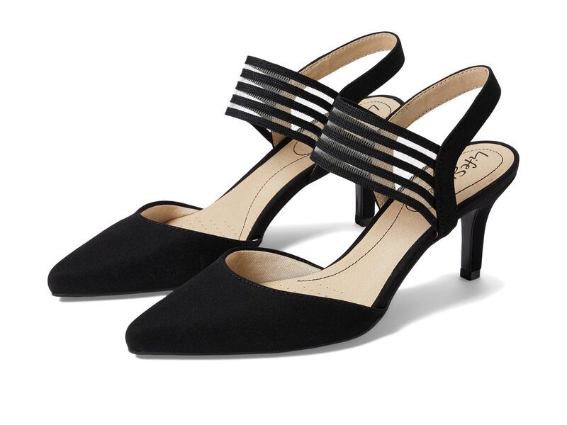 ライフストライド レディース シューズ ヒール LifeStride Sanya Black Veg Micro ブラック