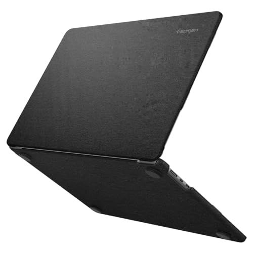 【新品】Spigen MacBook Air 13インチ M5/M4/M3/M2 (2026/2025/2024/2023) ケース ハードシェル プレミアム ファブリック スリーブ 保護カバー アーバン・フィット ACS05272 (ブラッ 29035b78