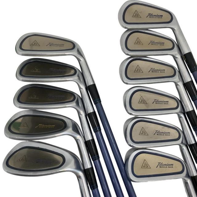 【中古】 ブリヂストン J’s チタンマッスル 10S アイアンセット IR HARMOTEC PRO HM40 MK (フレックスS) メンズ 男性用 右利き 右用 Cランク ゴルフクラブ