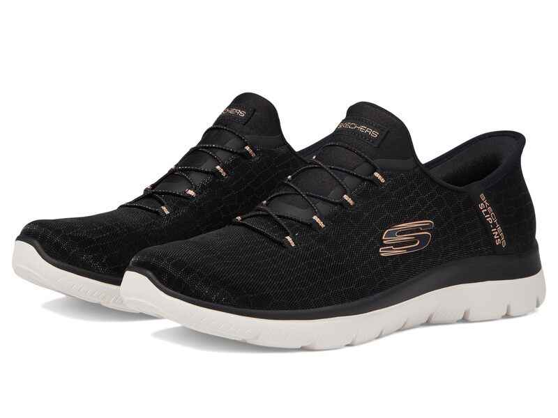 スケッチャーズ レディース シューズ スニーカー SKECHERS SummitsSlip Ins BlackRose Gold ブラック