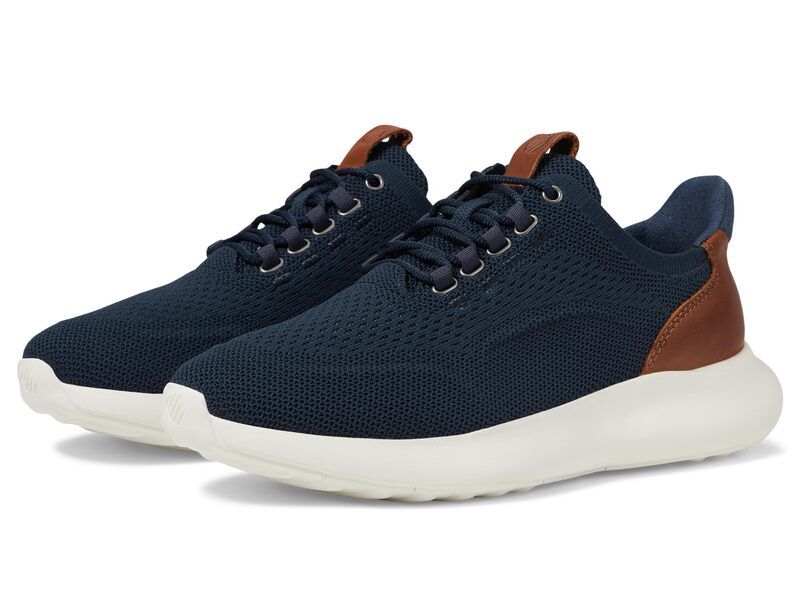 ジョンストンアンドマーフィー メンズ シューズ スニーカー ニット Johnston Murphy Amherst 20 Knit Plain Toe Navy Knit ネイビー