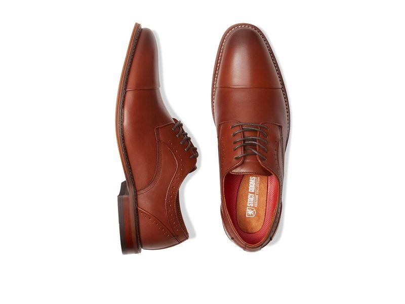 ステイシーアダムス メンズ シューズ オックスフォード キャップ Stacy Adams Maddox Cap Toe Oxford Chocolate チョコレート