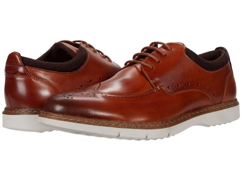 ステイシーアダムス メンズ シューズ オックスフォード Stacy Adams Synergy Wing Tip Oxford Cognac