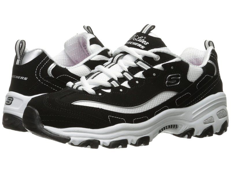 スケッチャーズ レディース シューズ スニーカー SKECHERS DLites Biggest Fan BlackWhite ホワイト 16,265円