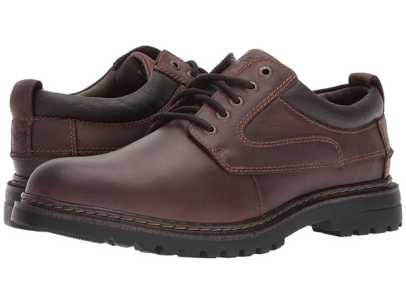 ドッカーズ メンズ シューズ オックスフォード Dockers Warden Plain Toe Oxford RedBrown Soft レッド