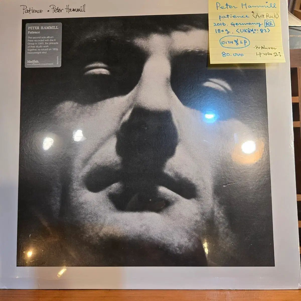 Peter Hammill patience 16 Germany RE 未開封