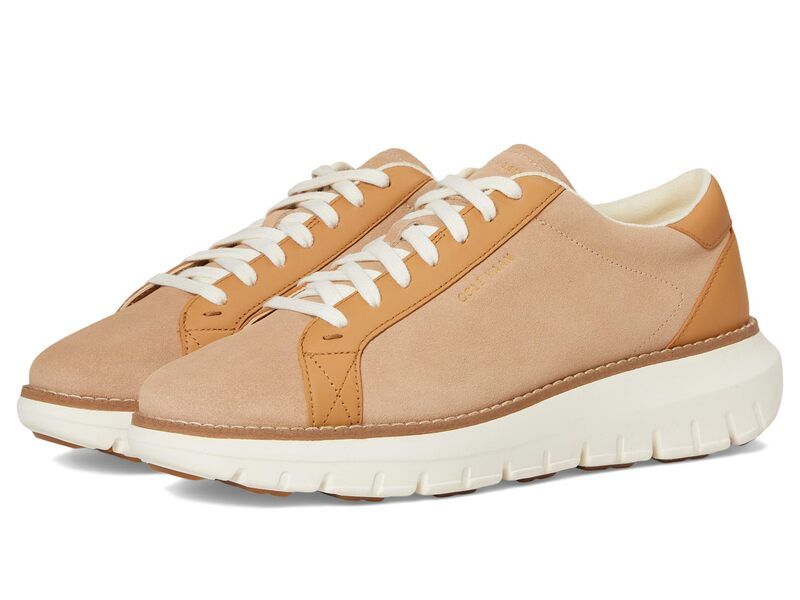 コールハーン レディース シューズ スニーカー レース Cole Haan Zerogrand Rexanna Lacetotoe Sneakers Tushcan Sand SuedeBiscuit