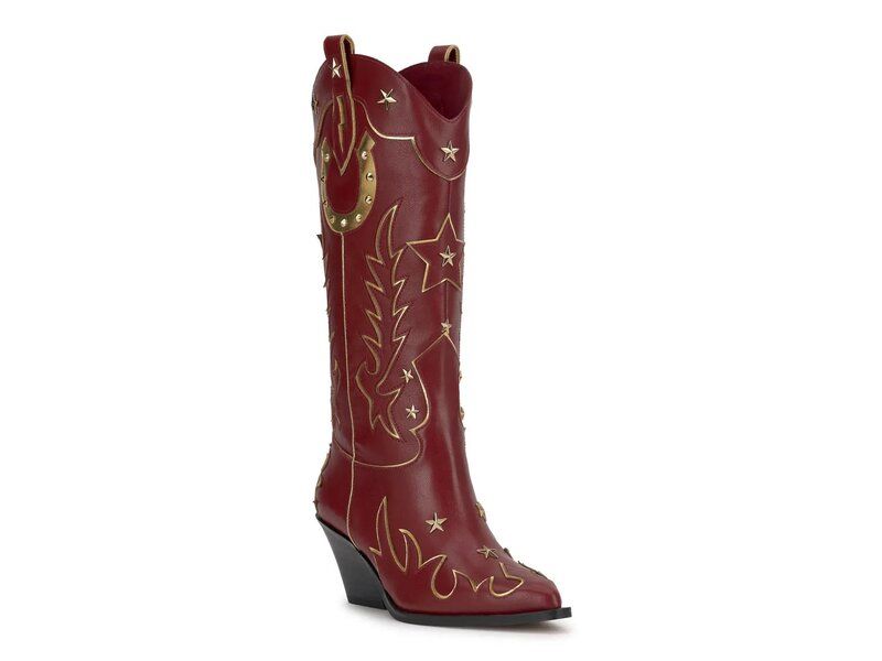 ジェシカシンプソン レディース シューズ ブーツ・レインブーツ Jessica Simpson Zembitti Cowboy Boot Chili Red レッド