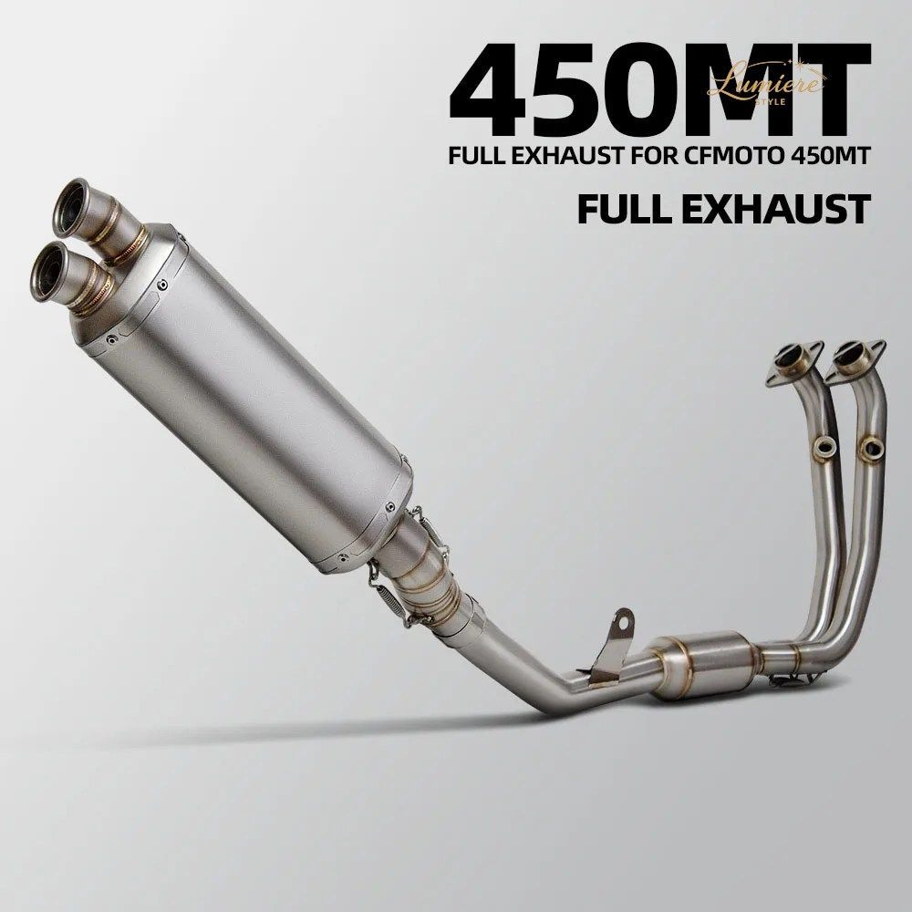 450MT エキゾーストシステム CFMOTO MT450 IBEX450 EURO 5+ オートバイ用エキゾーストキット ラリーバイク用マニホールド S9 マフラー DBキ
