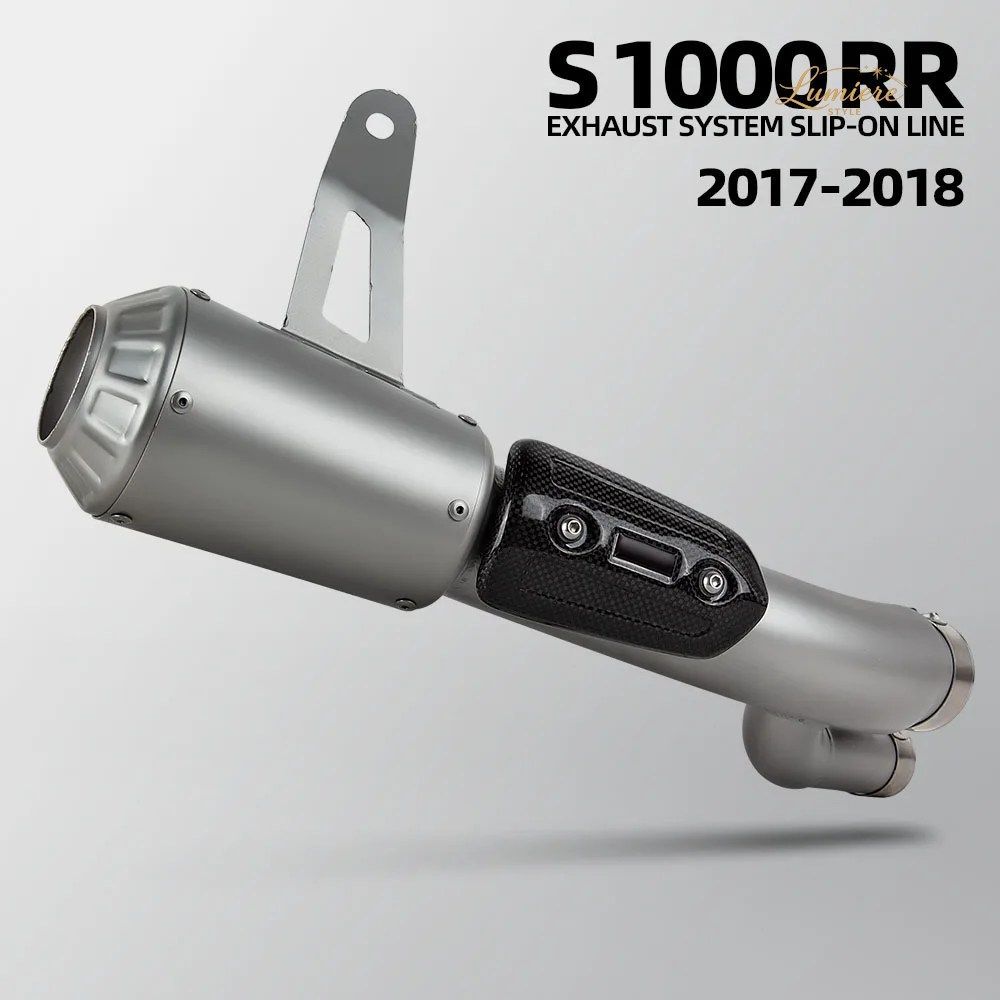 BMW S1000RR 2017 2018 モーターサイクル スリップオンライン改造エキゾースト ステンレス アクラマフラー エスケープレーシングキット 耐