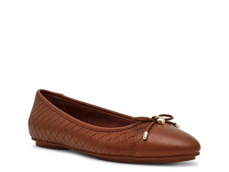 アンクライン レディース シューズ パンプス Anne Klein Luci Ballet Flat Dark Brown ブラウン