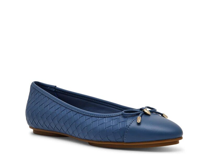 アンクライン レディース シューズ パンプス Anne Klein Luci Ballet Flat Blue ブルー