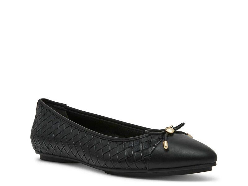 アンクライン レディース シューズ パンプス Anne Klein Luci Ballet Flat Black ブラック
