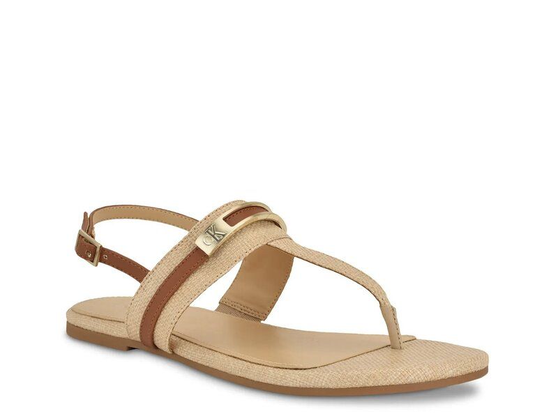 カルバンクライン レディース シューズ サンダル Calvin Klein Bettia Sandal Natural Beige ベージュ
