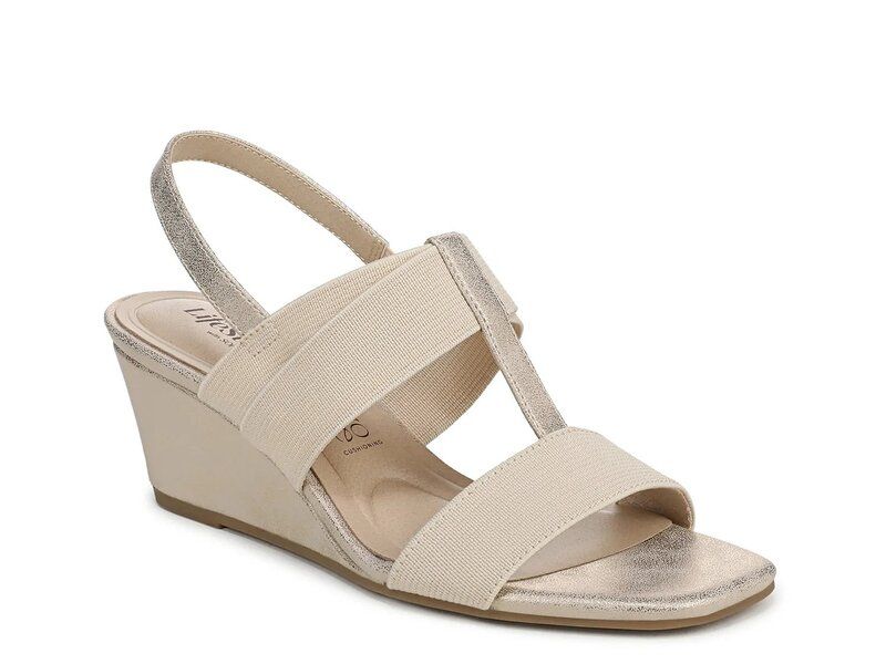 ライフストライド レディース シューズ サンダル LifeStride Sweet Wedge Sandal Gold Metallic ゴールド