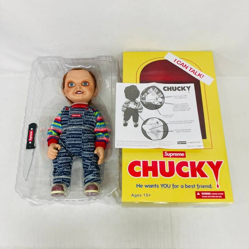 Supreme CHUCKY おしゃべり人形 未使用】 正規品 チャイルド プレイ 2 チャッキー ドール Supreme 音声