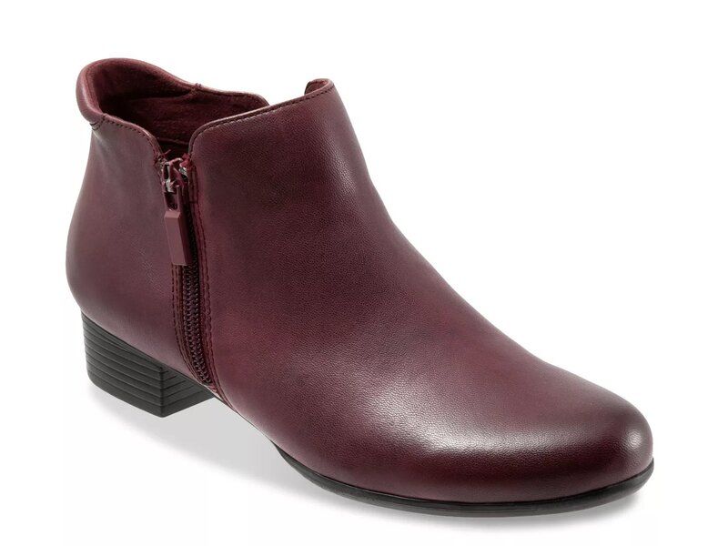 トロッターズ レディース シューズ ブーツ・レインブーツ Trotters Major Bootie Dark Red レッド