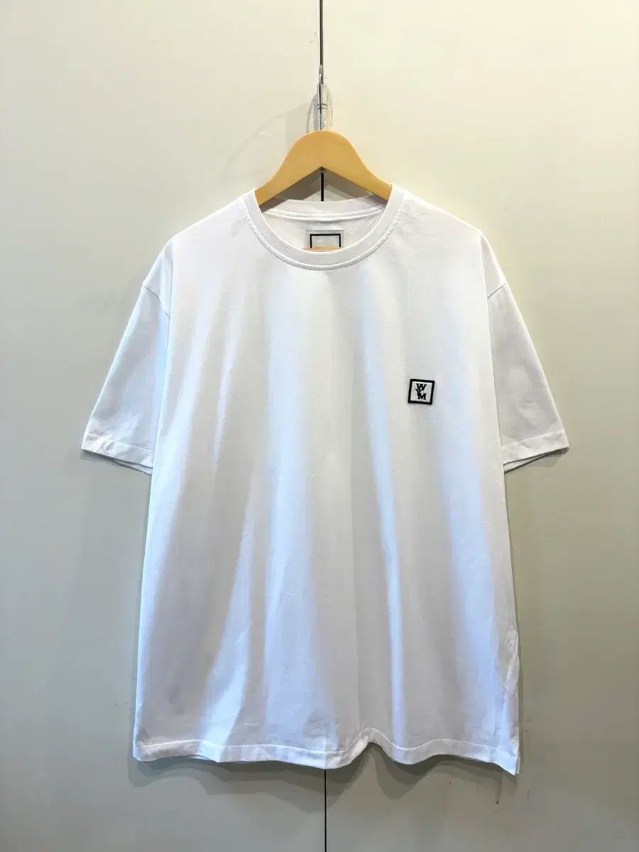 WOOYOUNGMI ウーヨンミ 白 コットン バックロゴ 半袖 Tシャツ