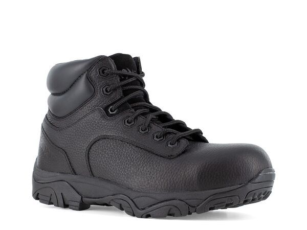 アイロンエイジ メンズ シューズ ブーツ・レインブーツ Iron Age Trencher Composite Toe Work Boot Black ブラック