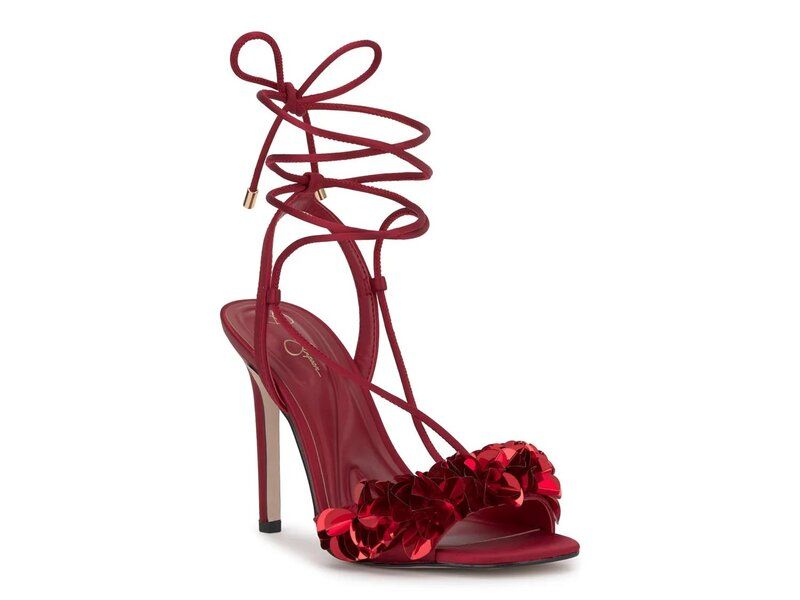 ジェシカシンプソン レディース シューズ サンダル Jessica Simpson Oveny Sandal Chili Red レッド