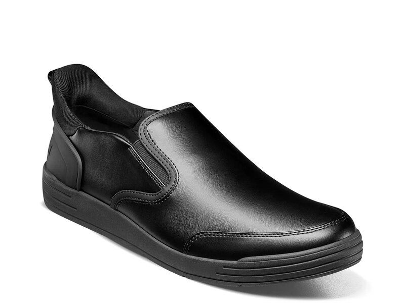 ノンブッシュ メンズ シューズ スリッポン・ローファー スニーカー Nunn Bush Kore City Walk SlipOn Work Sneaker Mens Black ブラック