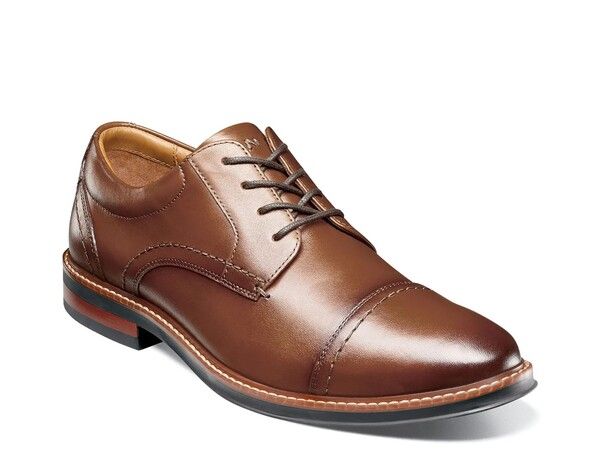 ノンブッシュ メンズ シューズ オックスフォード キャップ Nunn Bush Calderone Cap Toe Oxford Cognac