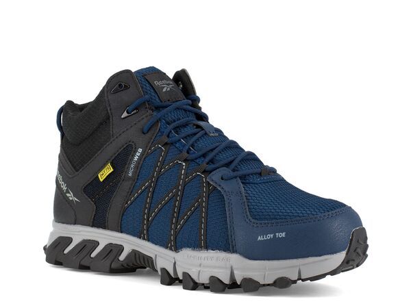 リーボック メンズ シューズ ブーツ・レインブーツ Reebok Work Trailgrip Alloy Toe Work Boot Mens Navy ネイビー