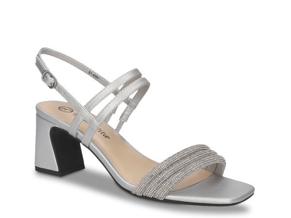 ベラヴィータ レディース シューズ サンダル Bella Vita Majesty Sandal Silver Metallic シルバー