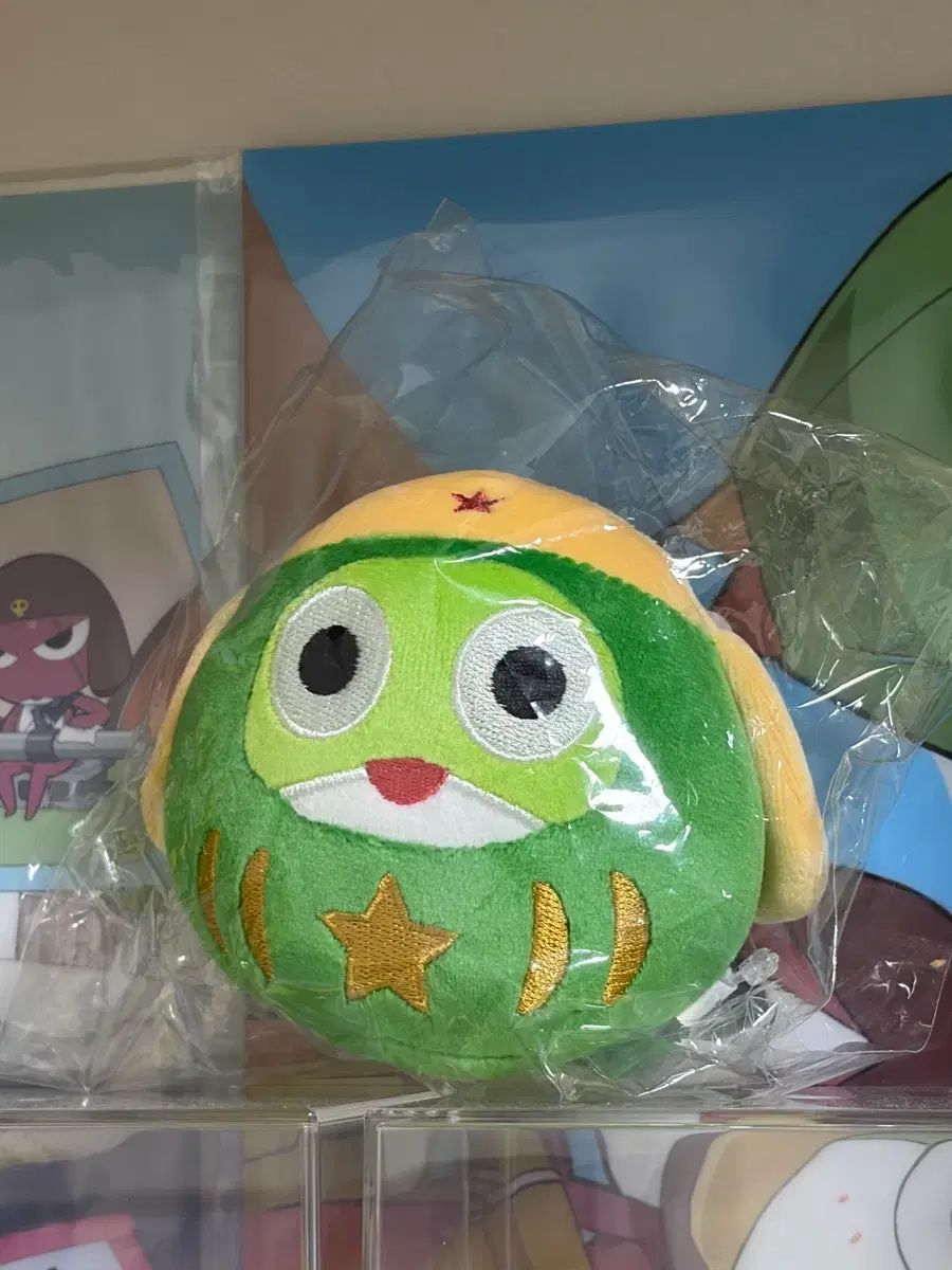 未開封) ケロロだるまぬいぐるみ