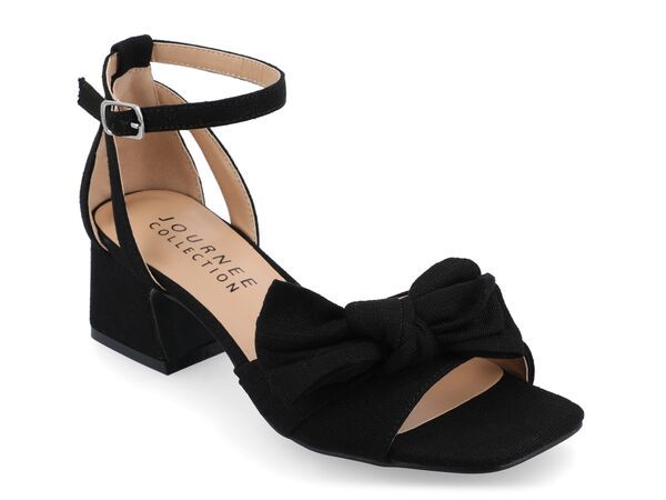 ジュルネ コレクション レディース シューズ サンダル Journee Collection Zevi Sandal Black ブラック