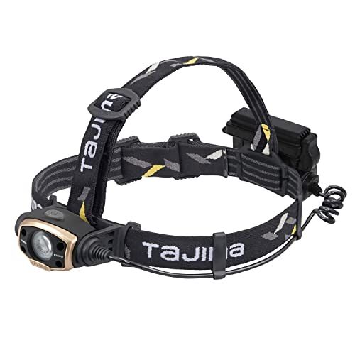 TJMデザイン タジマ(Tajima) LEDヘッドライトE502Dセット LE-E502D-SP 専用充電池付 黒金★m df037630