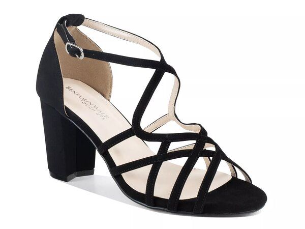 ベンジャミンウォーク レディース シューズ サンダル Touch Ups by Benjamin Walk Lupe Sandal Black Faux Suede ブラック