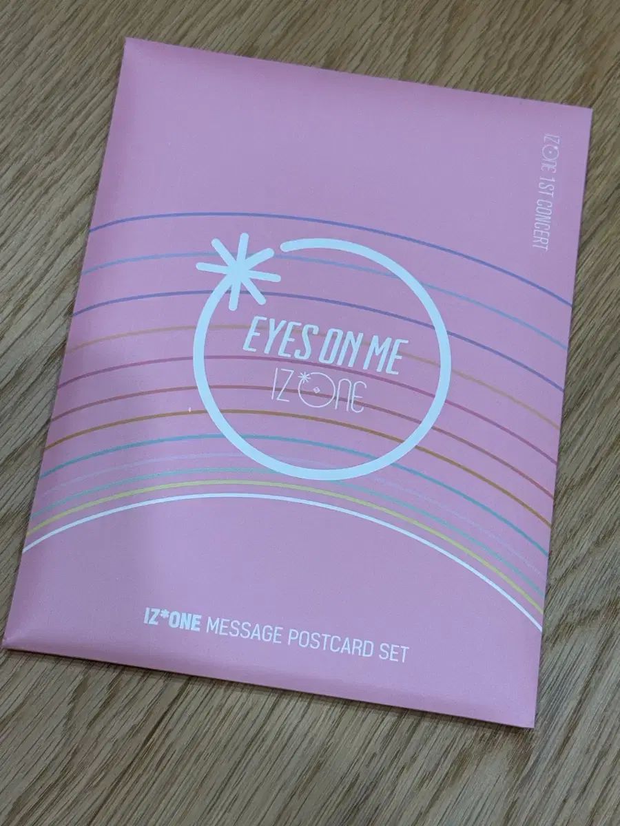 IZ*ONE 1ST CONCERT EYES ON E メッセージ はがき セット - メルカリ