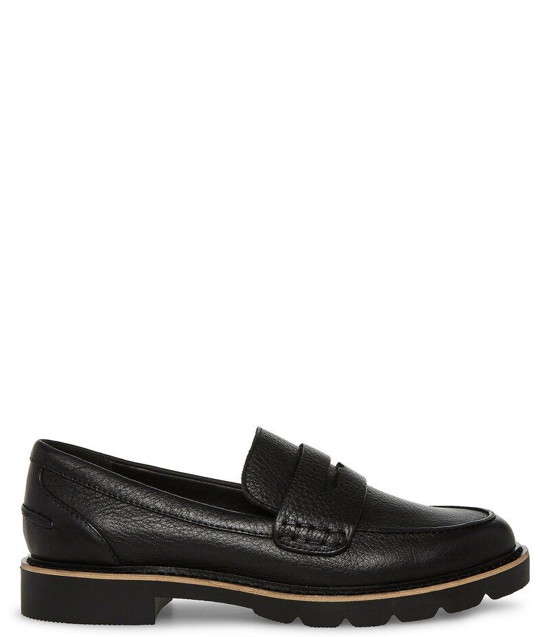 ブロンド レディース シューズ オックスフォード レザー ローファー Blondo Penny Waterproof Leather Loafers Black ブラック