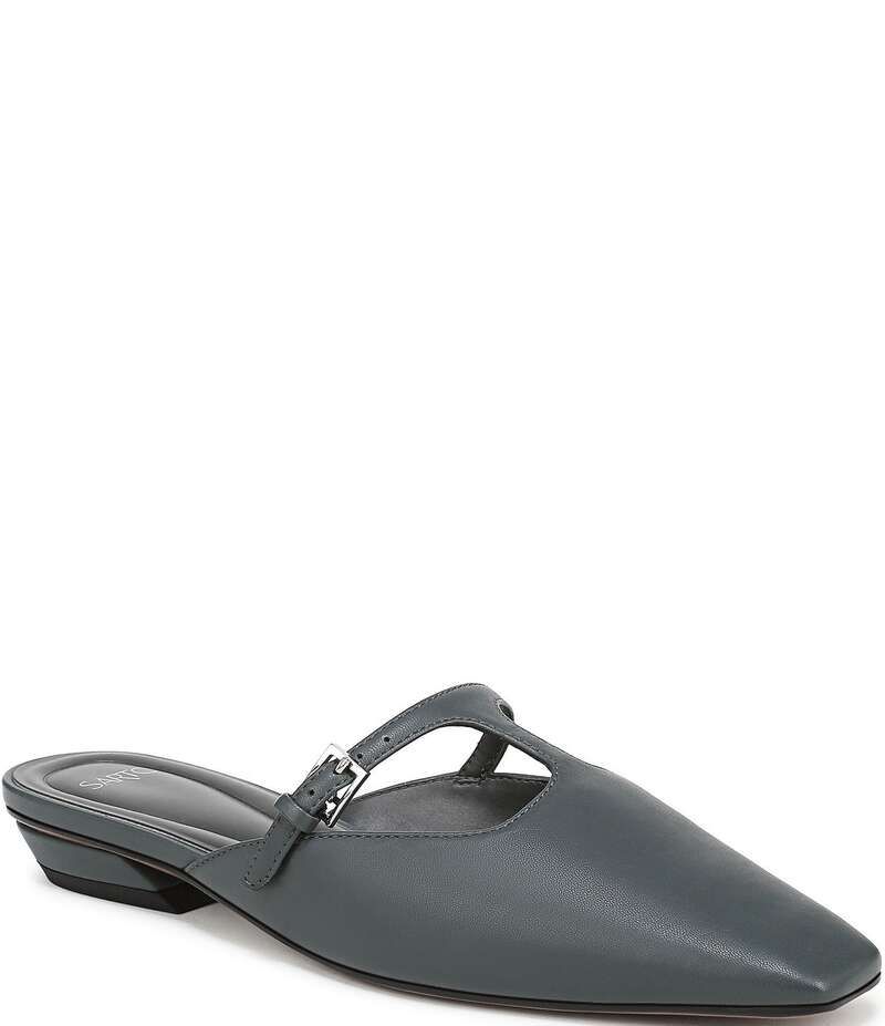 フランコサルト レディース シューズ パンプス レザー Sarto by Franco Sarto Dorthea Leather Mules Slate Blue スレート