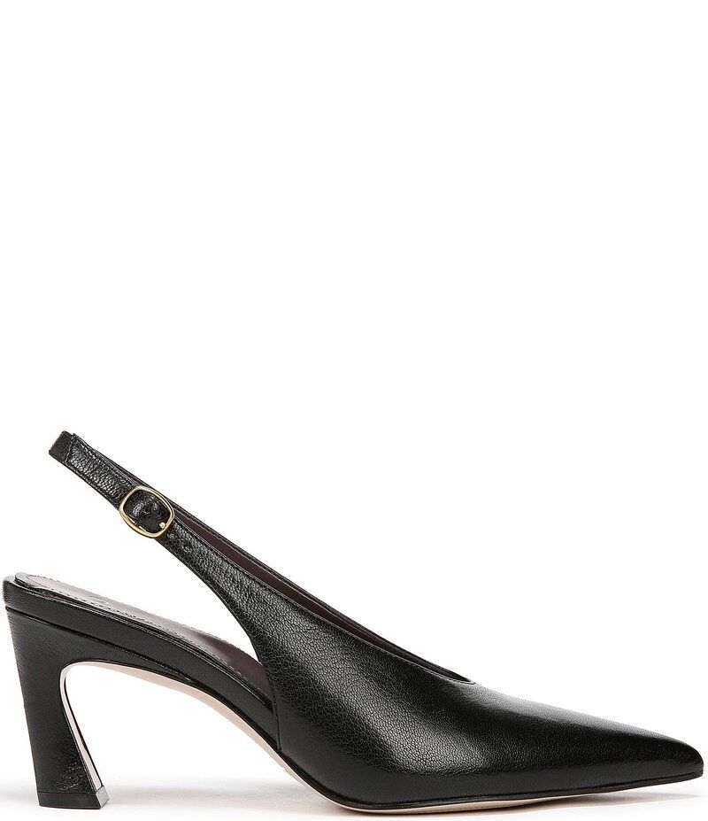 ナチュライザー レディース シューズ パンプス レザー ヒール Naturalizer 27 EDIT Elaine Leather Slingback Dress Heels Black ブラック