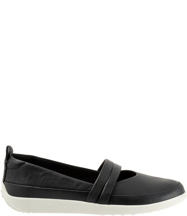 ソフトウォーク レディース シューズ パンプス レザー SoftWalk Devon Leather Mary Jane Flats Black ブラック