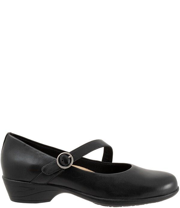 トロッターズ レディース シューズ パンプス アシンメトリー レザー Trotters Rochelleather Asymmetrical Mary Janes Black ブラック
