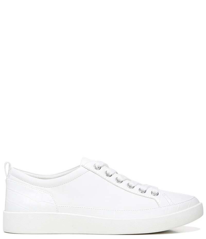 バイオニック レディース シューズ スニーカー レース レザー Vionic Winny Leather Detail LaceUp Sneakers White ホワイト