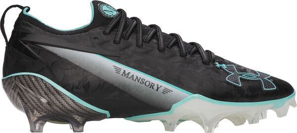 アンダーアーマー メンズ シューズ スニーカー Under Armour Blur Pro x Mansory Football Cleats BlackGreyBlue ブラック