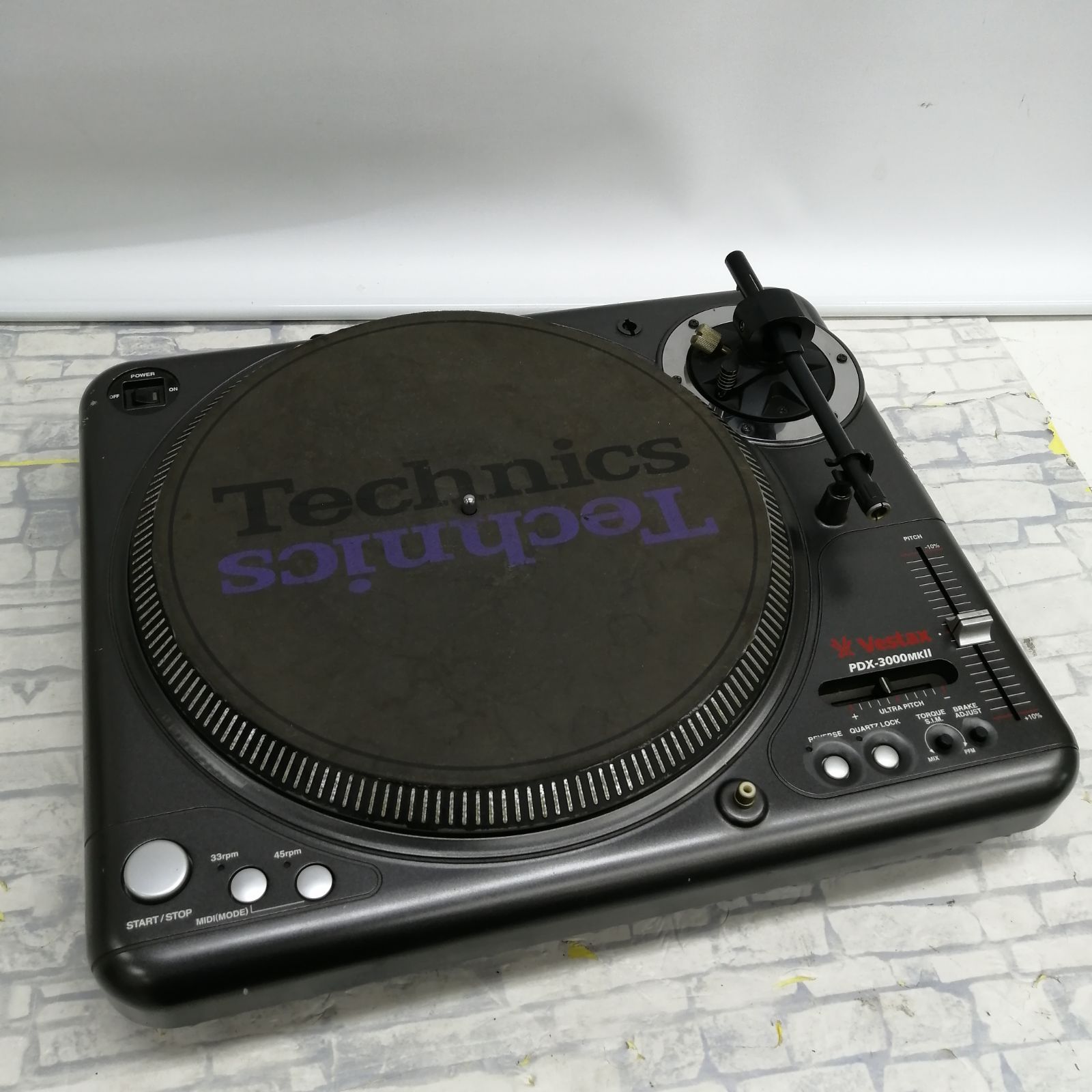 【ジャンク】Vestax ターンテーブル PDX-3000MKⅡ M2375-hmxhy