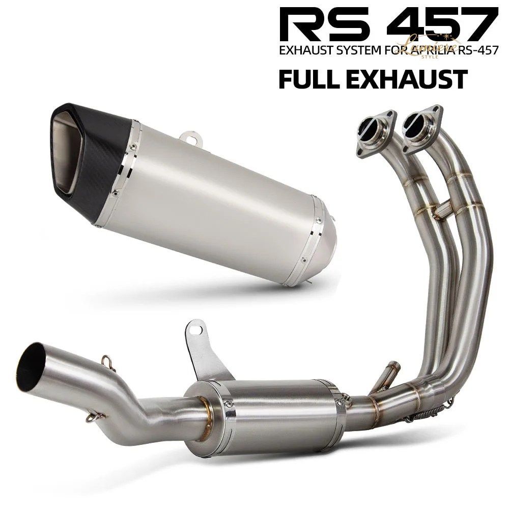 RS457エキゾーストシステム アプリリア RS/TUONO 457 GP 2024-2026 オートバイ用エキゾーストパイプ スポーツレーシングヘッダーチューブプ
