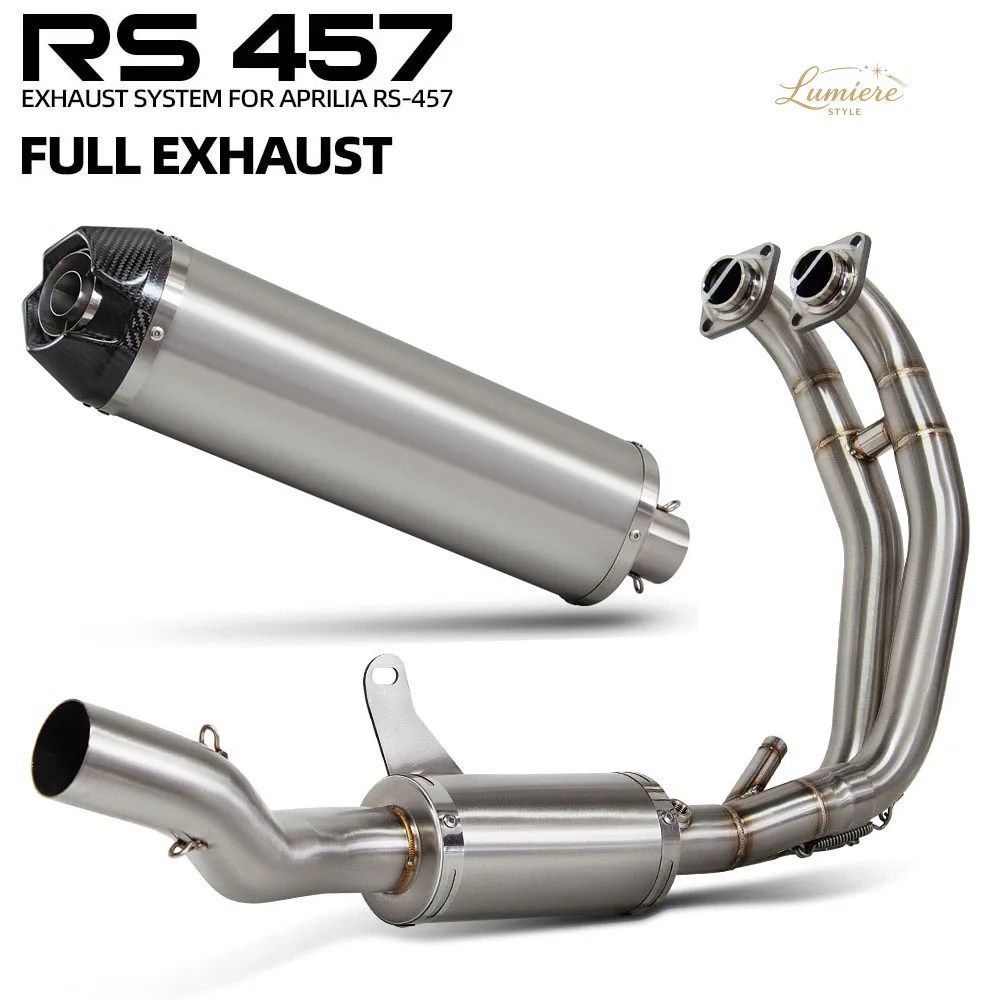 RS457エキゾーストシステム アプリリア RS/TUONO 457 GP 2024-2026 オートバイ用エキゾーストパイプキット レーシングヘッダーチューブ イ