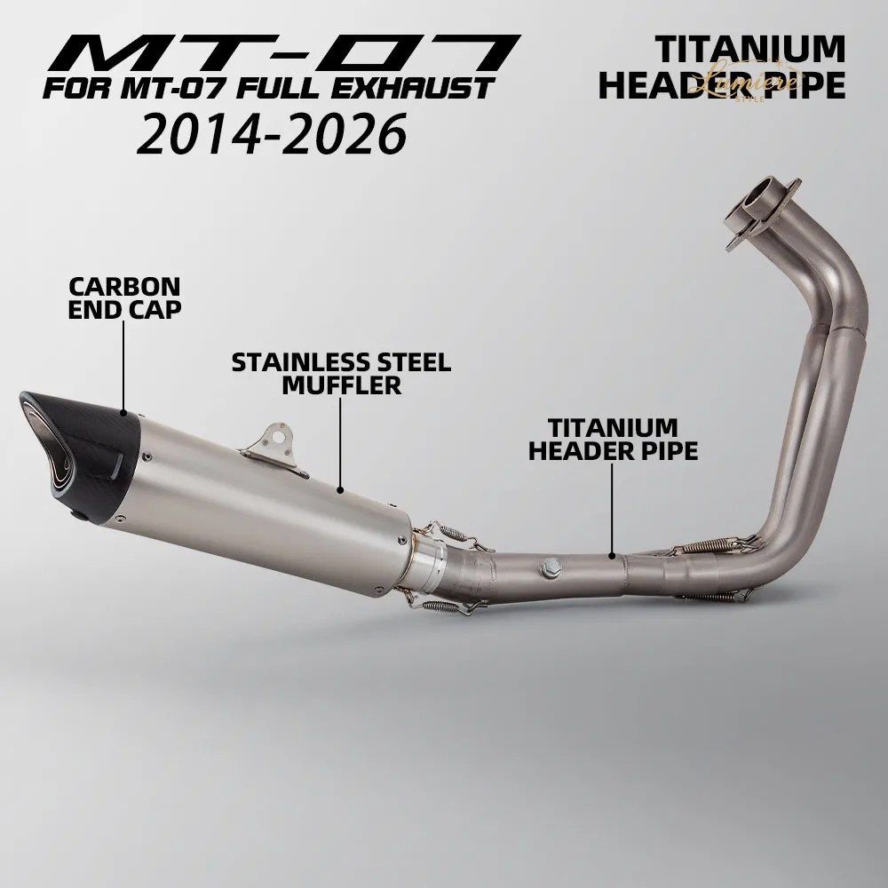 TRACER7/GT エキゾーストシステム ヤマハ YZF-R7 MT07 FZ07 XSR700 TRACER 700/GT 2014-2026 オートバイ用エキゾーストキット マニホールド