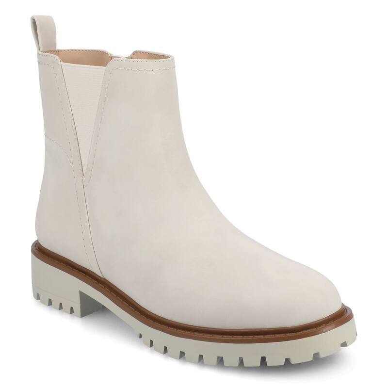 ジャーニー レディース シューズ ブーツ・レインブーツ チェルシー アンクル ヒール Journee Junnah Womens PullOn Block Heel Chelseankle Boots