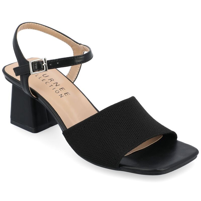 ジュルネ コレクション レディース シューズ サンダル Journee Collection Evylinn Womens Tru Comfort Foam Sandals Black ブラック