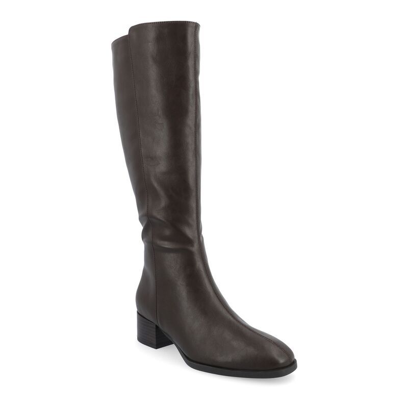 ジャーニー レディース シューズ ブーツ・レインブーツ Journee Devri Womens KneeHigh Boots Brown ブラウン